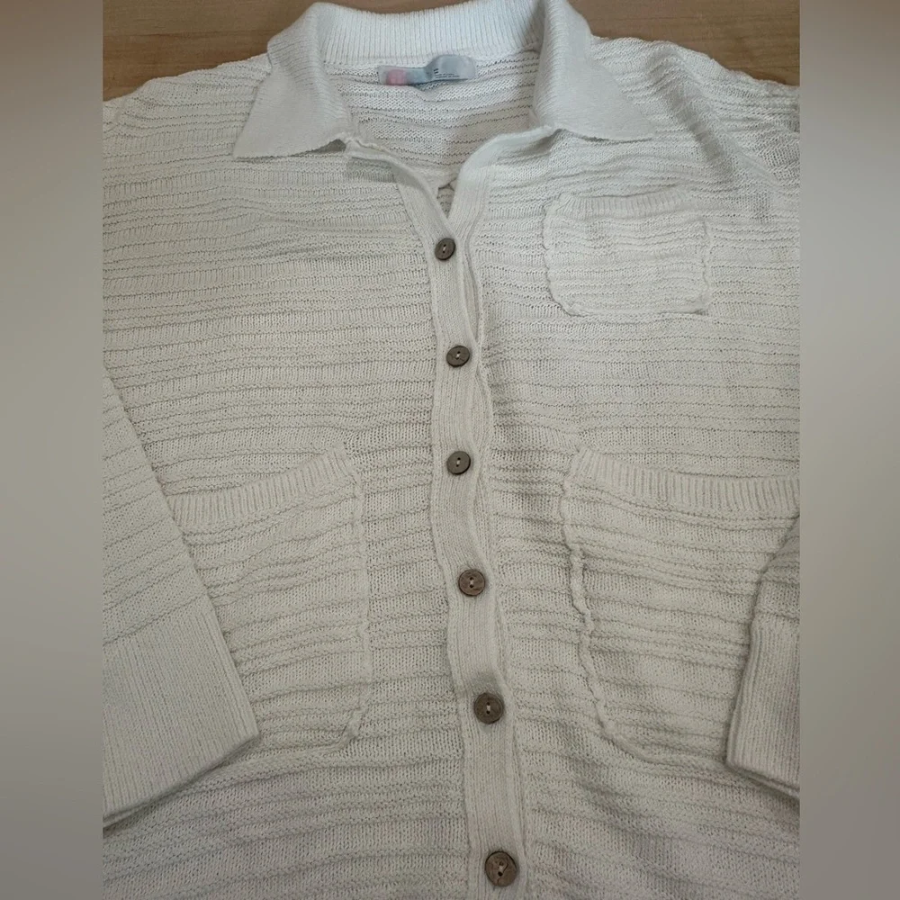 Free People Button-Up Sweater